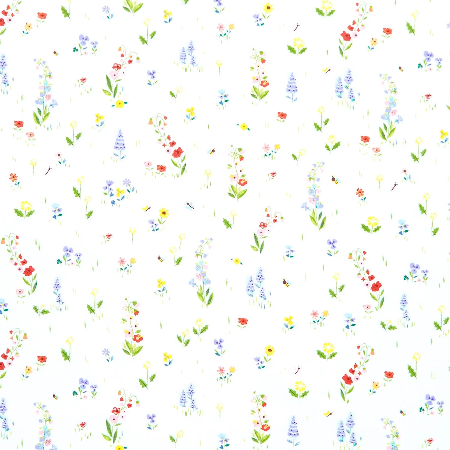 100 Aker Woods - Picnic Meadow White Yardage
