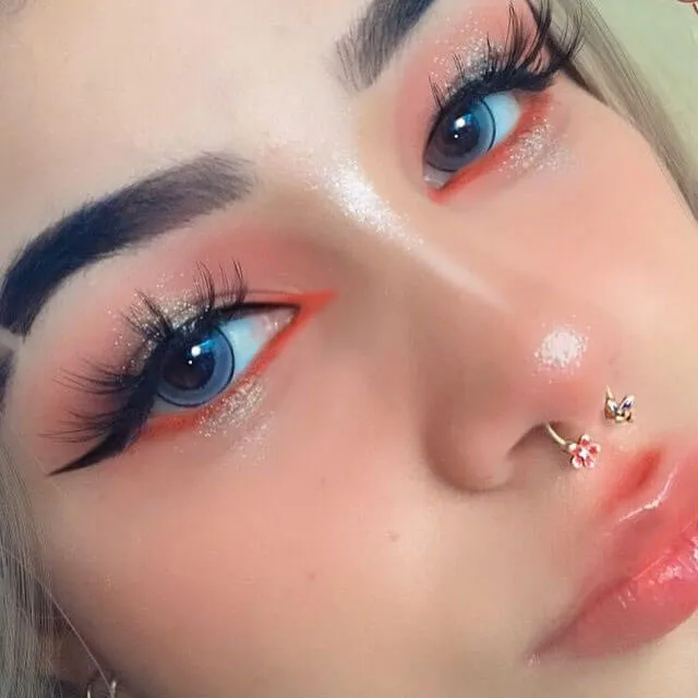 16G Bee Flower Septum Hoop Cartilage Earrings Horseshoe Hoop