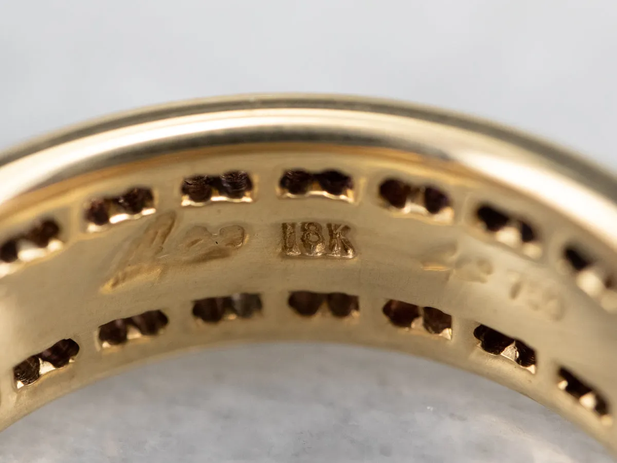18K Gold Diamond Eternity Band
