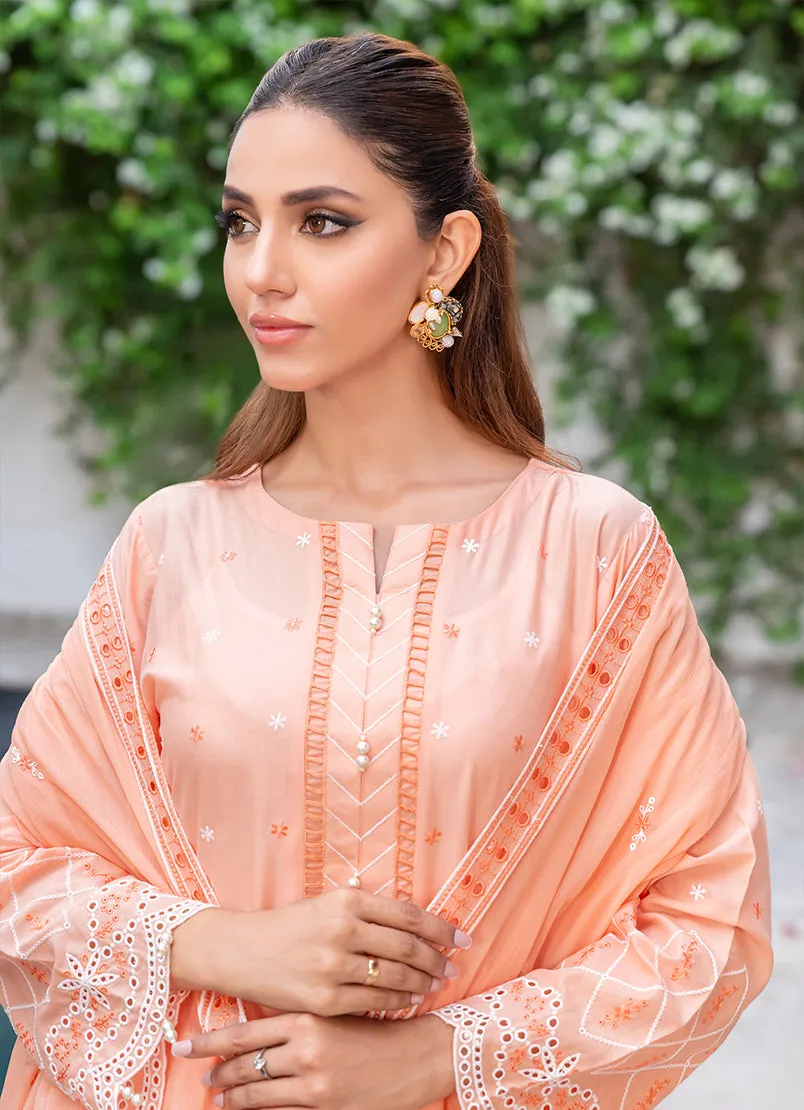 3 Pc Chikankari Lawn Unstitched