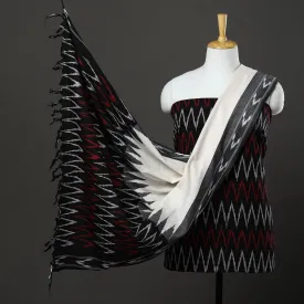 3pc Cotton Handloom Pochampally Ikat Dress Material 23