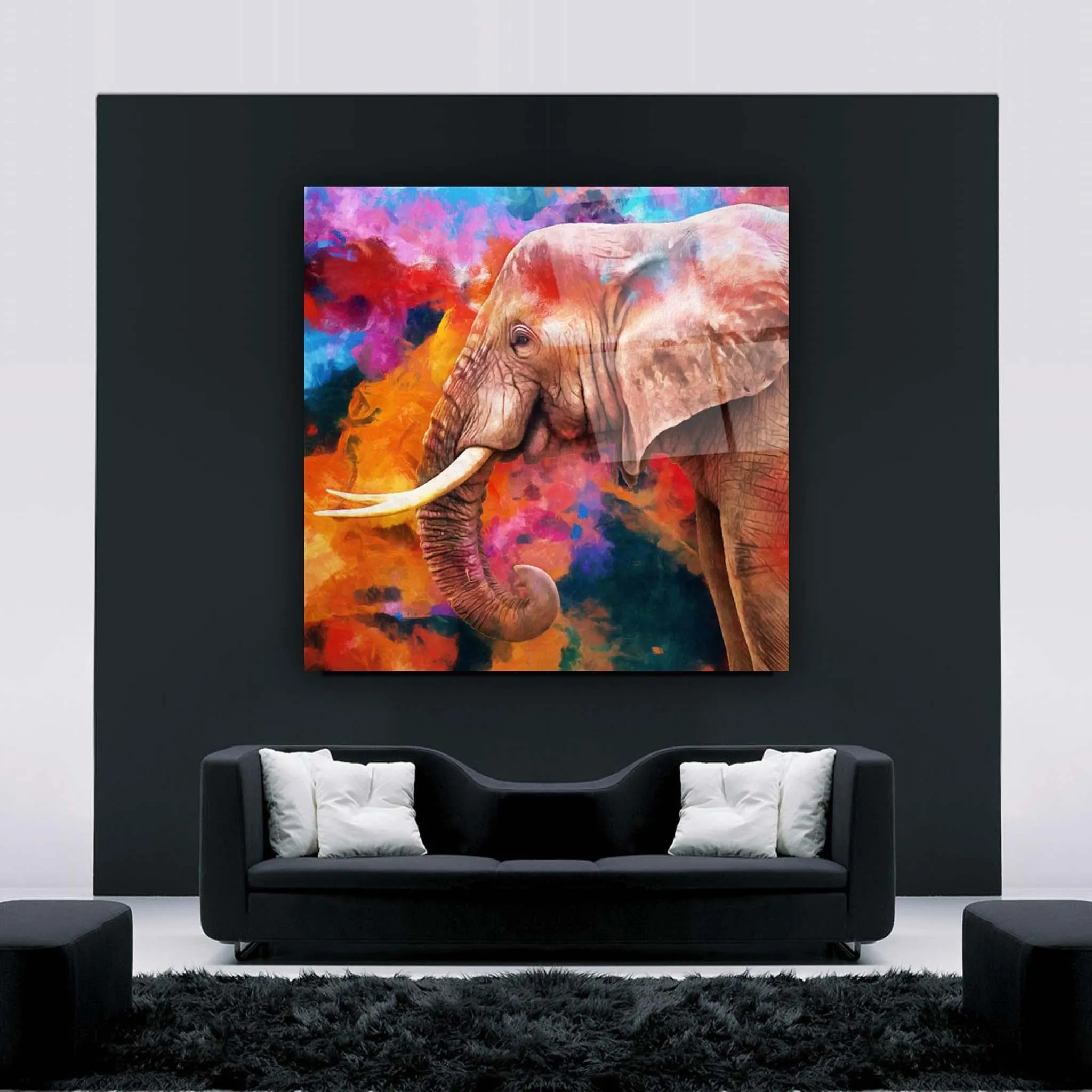 Abstract Patterns Glass Wall Art