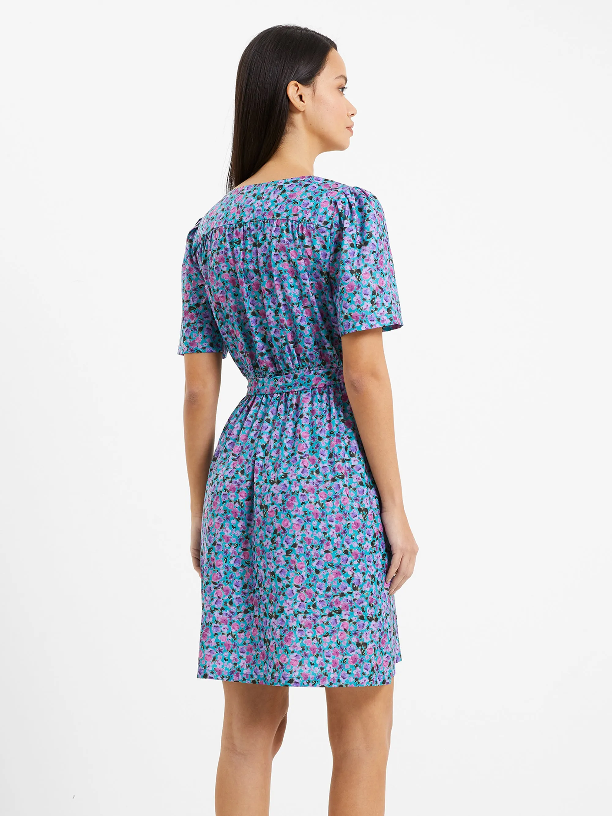 Alezzia Ely Jacquard Smock Dress