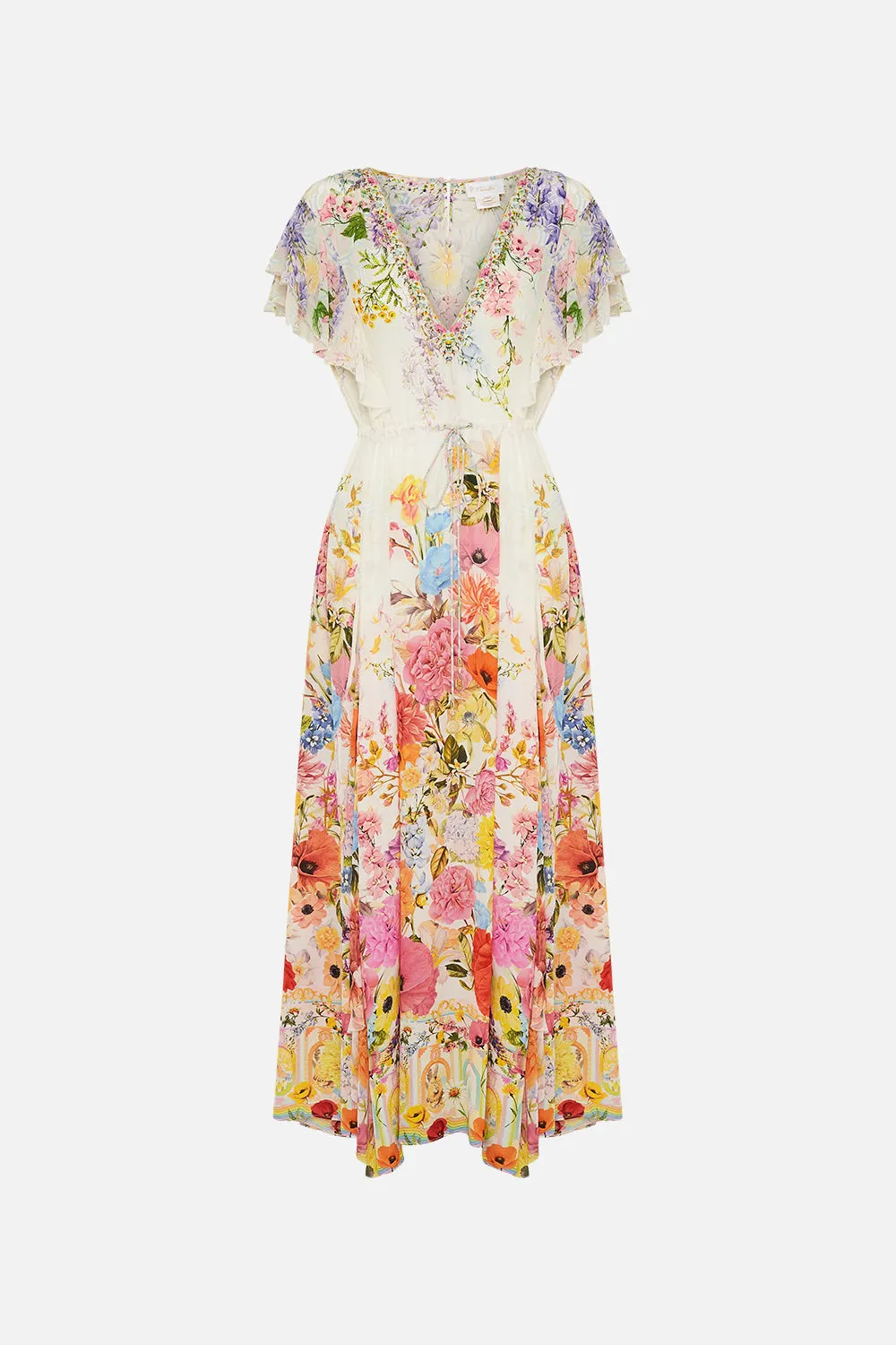 ALL OVER RUFFLE DRESS SUNLIGHT SYMPHONY