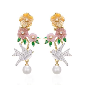 Avian Blooms Earrings