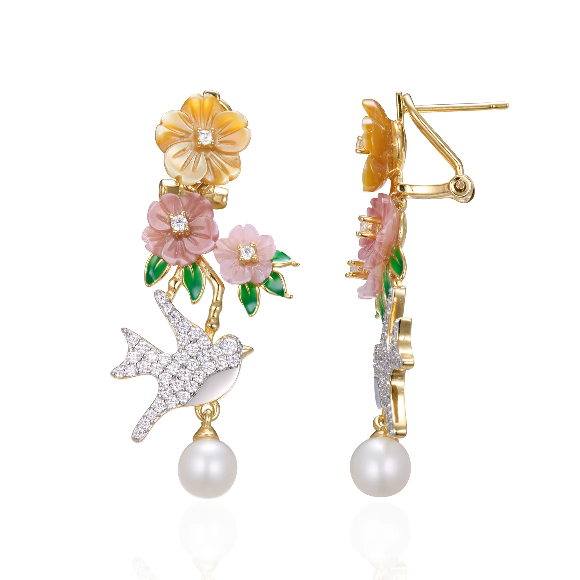 Avian Blooms Earrings