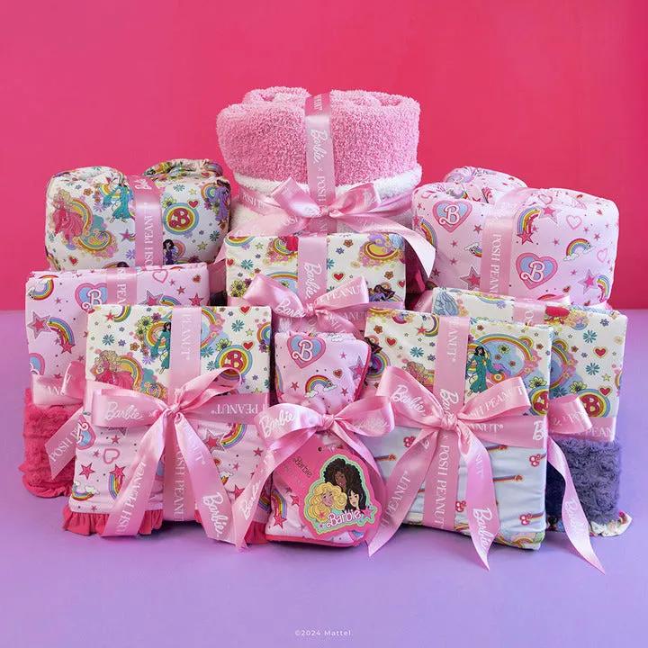 Barbie™ Star Power Minky Ruffled Luxette Patoo® Blanket