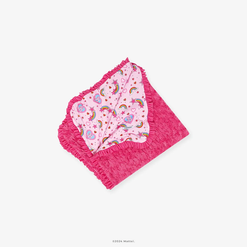Barbie™ Star Power Minky Ruffled Luxette Patoo® Blanket