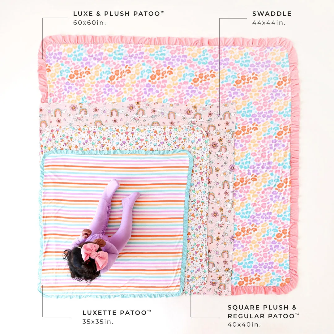 Barbie™ Star Power Minky Ruffled Luxette Patoo® Blanket