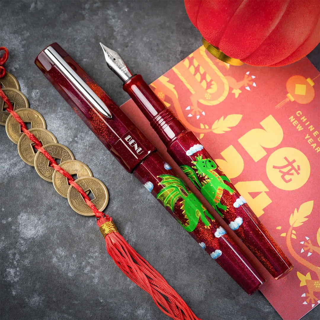 Benu Euphoria Limited Edition Fountain Pen Draco Darling