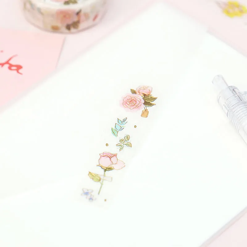 BGM Foil Stamping Masking Tape - Flower Poem