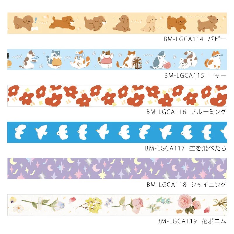 BGM Foil Stamping Masking Tape - Flower Poem