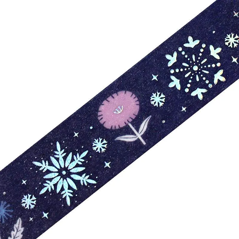 BGM Foil Stamping Winter Limited Edition Masking Tape - Flower Patterns