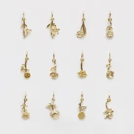 Birth Flower Charm