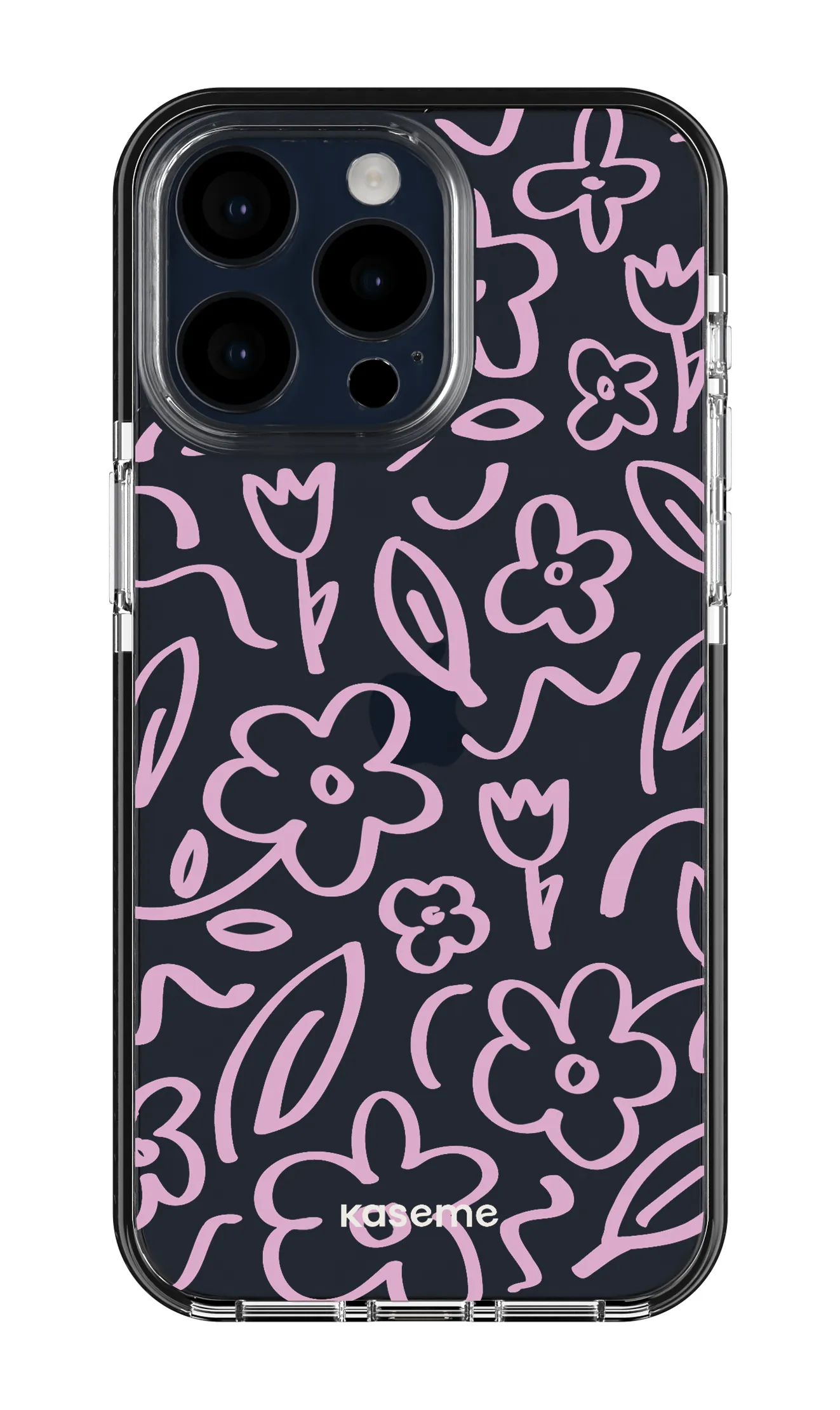 Brooklyn pink clear case