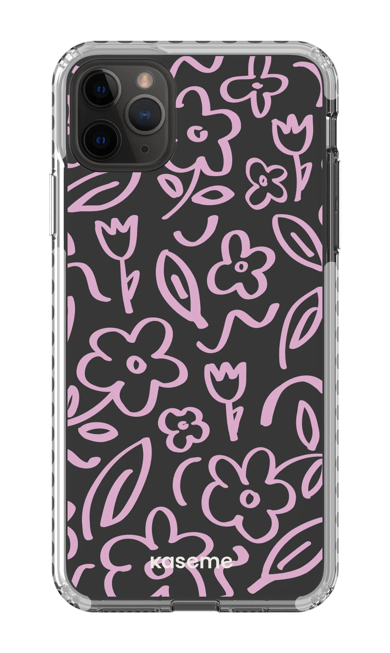 Brooklyn pink clear case