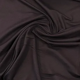 Brown Cotton Rib Knit Fabric