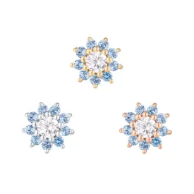 BUDDHA JEWELRY ELOISE - LONDON BLUE TOPAZ   CZ - THREADLESS END