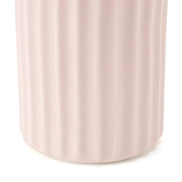 Ceramic Lib Flower Vase M Pink