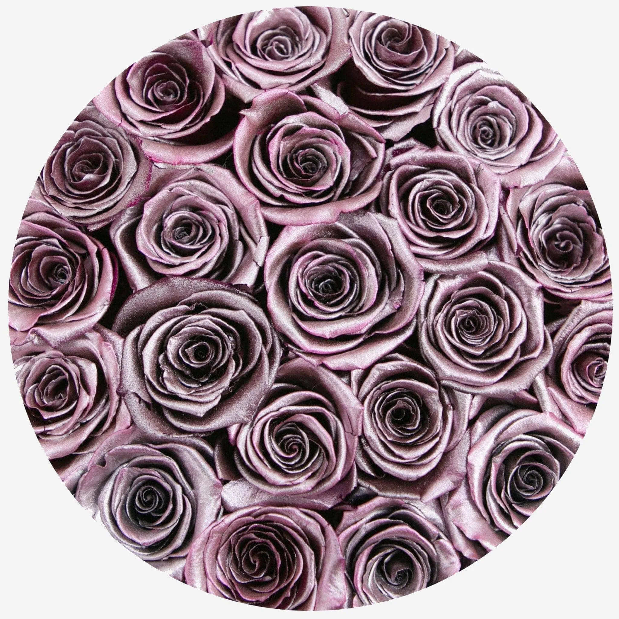Classic White Box | Pink Gold Roses