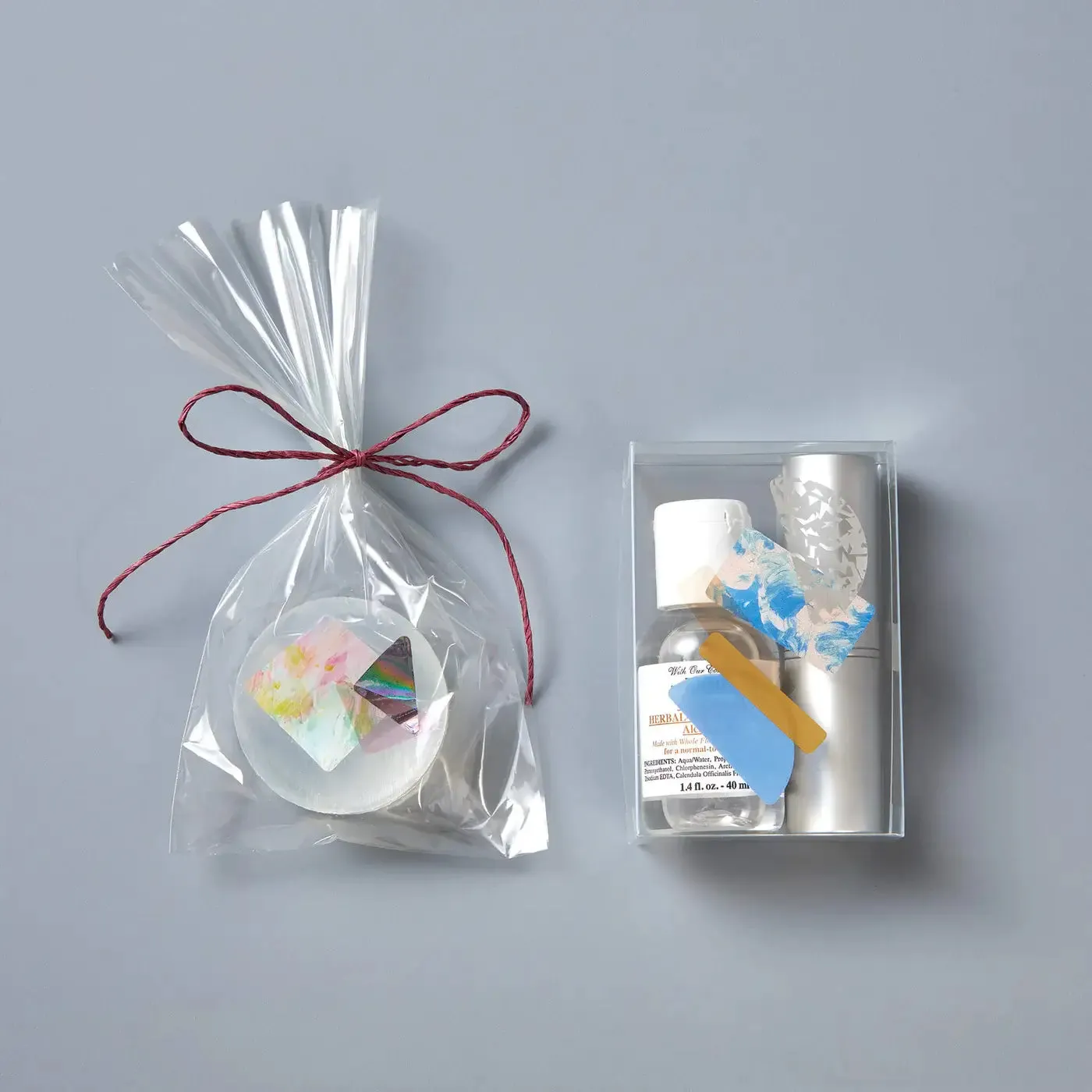 COFFRET ROUND Cosmetic Motif Film Sticker - Chiffon Yellow (COFR003)