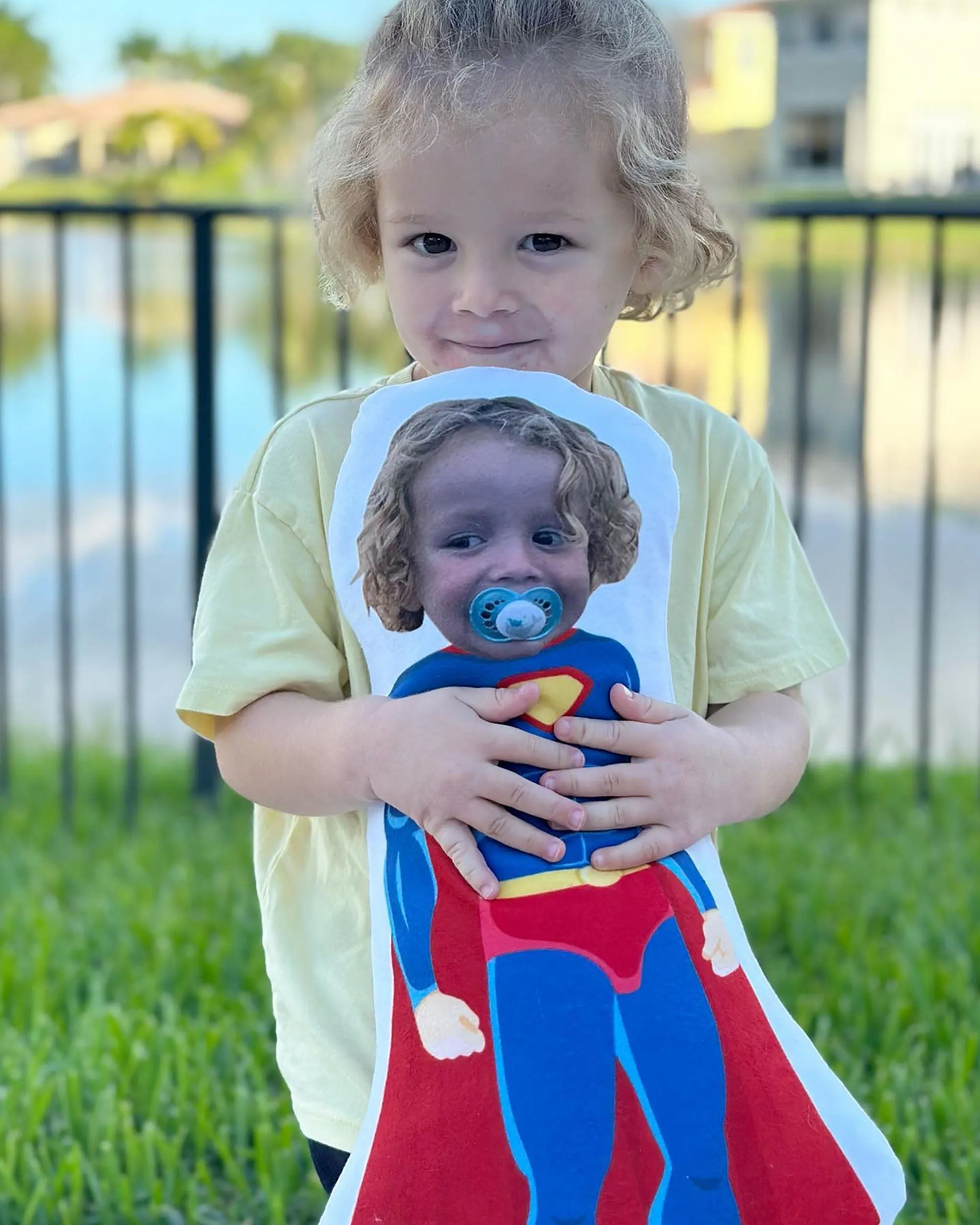 Custom 3D Superhero Your Photo Face Pillow | Super Fun Your Face Pillow Doll