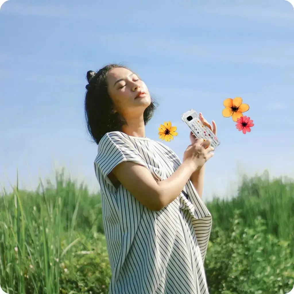 Flower Garden Google Pixel 8a Case by CYRILL Cecile - Stylish and Protective Smartphone Cover