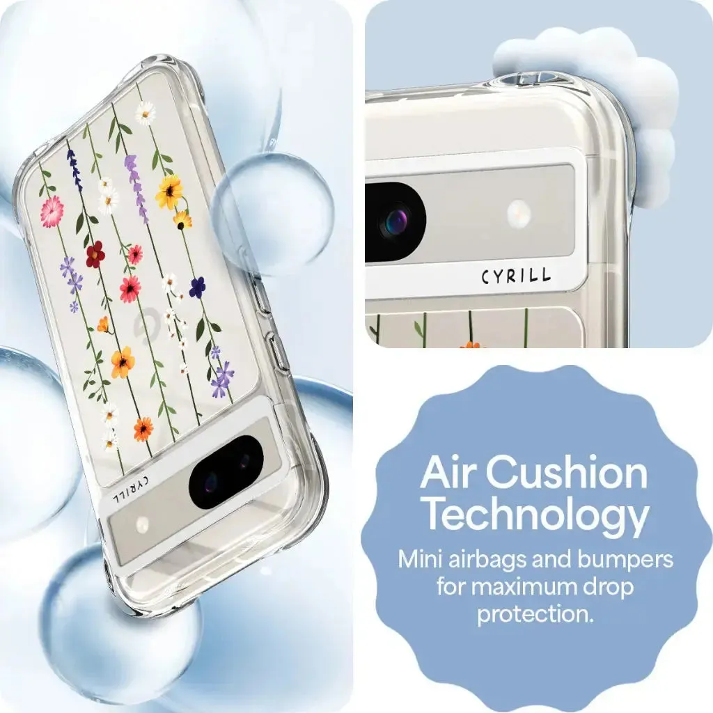 Flower Garden Google Pixel 8a Case by CYRILL Cecile - Stylish and Protective Smartphone Cover