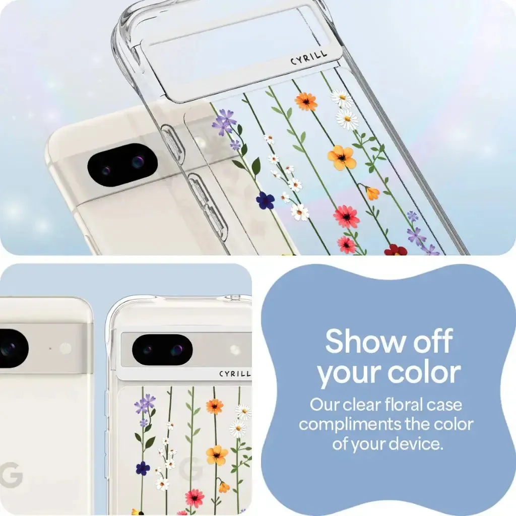 Flower Garden Google Pixel 8a Case by CYRILL Cecile - Stylish and Protective Smartphone Cover