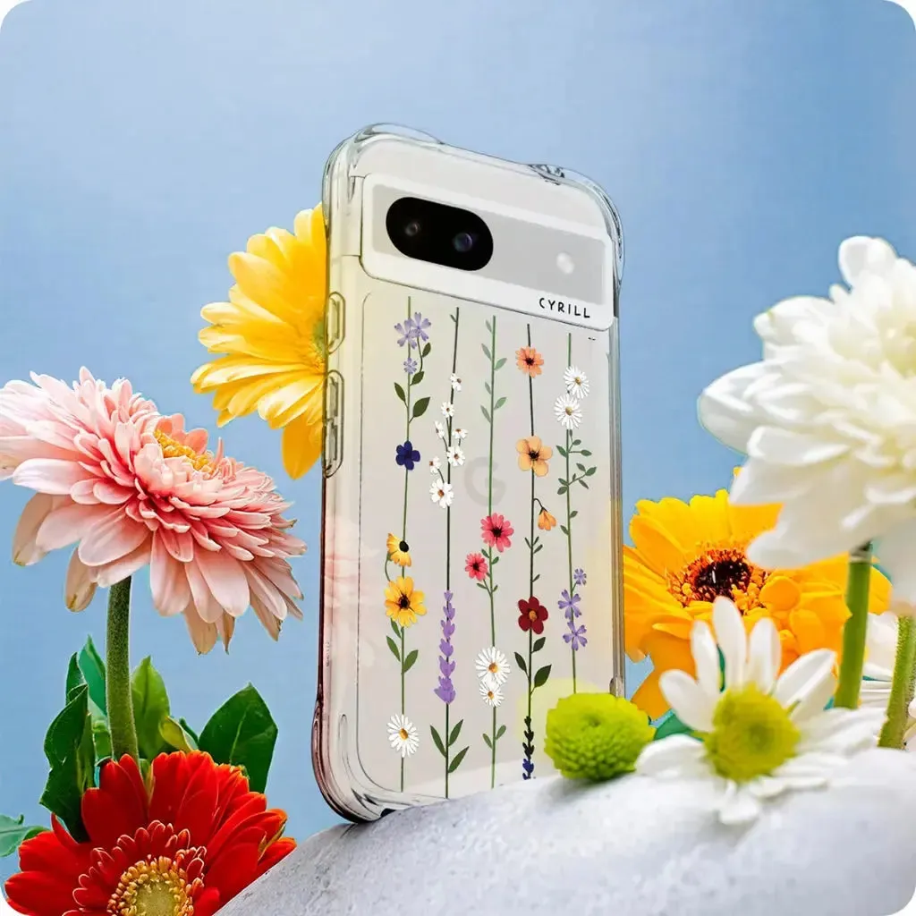 Flower Garden Google Pixel 8a Case by CYRILL Cecile - Stylish and Protective Smartphone Cover
