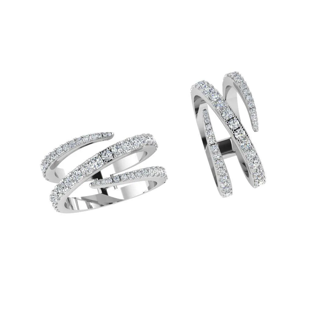 Diamond Wrap Ring Gold