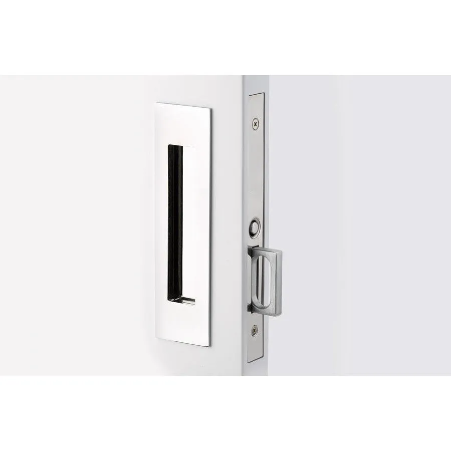 Emtek Narrow Modern Rectangular Brass Mortise Pocket Door (Several Finishes Available)