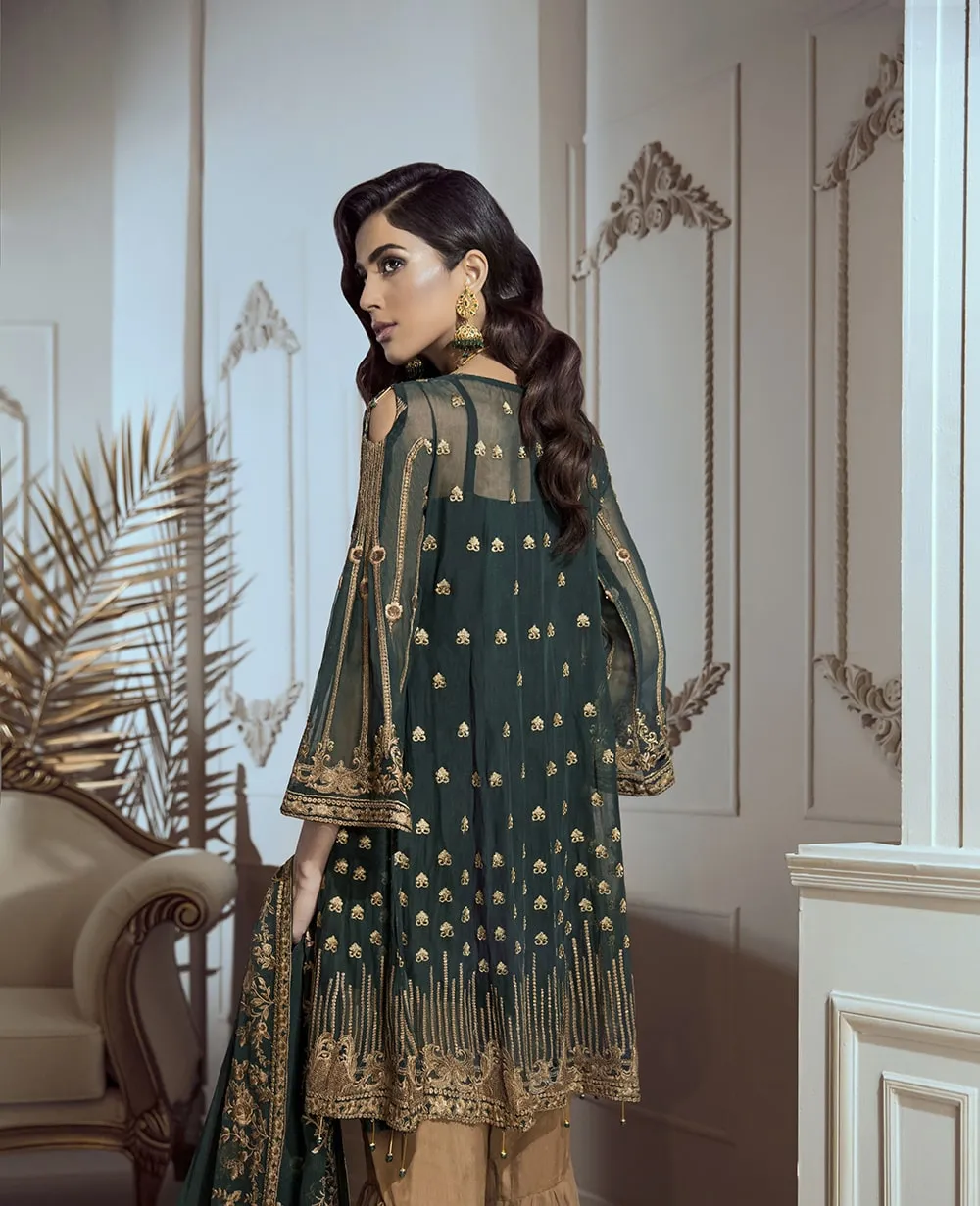 Eshaal Luxury Embroidered Chiffon Collection Vol-4 by Emaan Adeel – Vineryard Co-ords