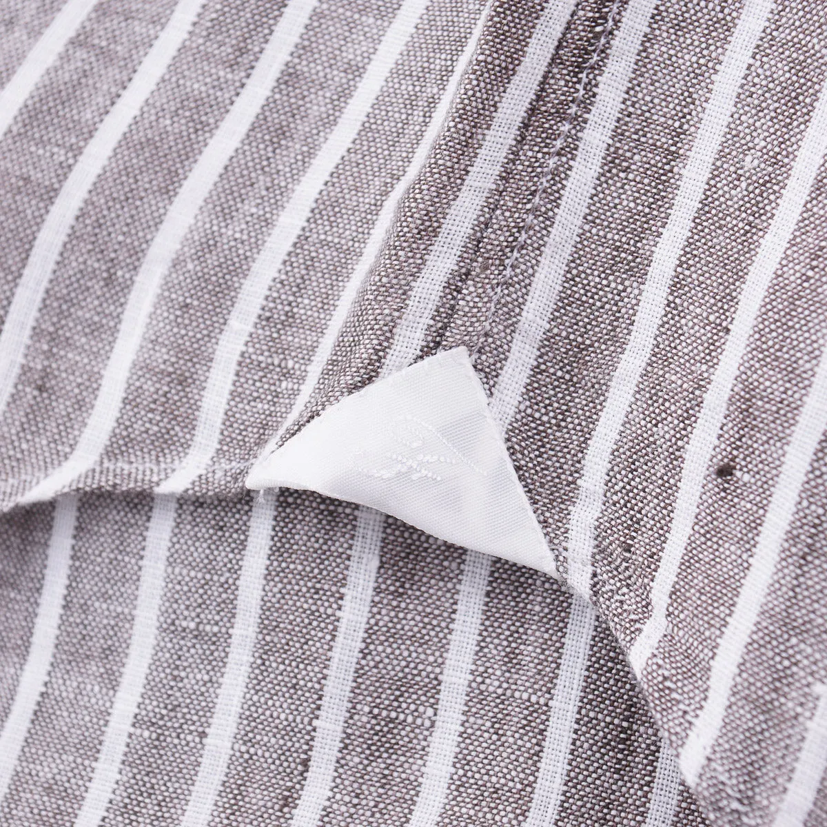 Finamore Extra-Slim Linen Dress Shirt
