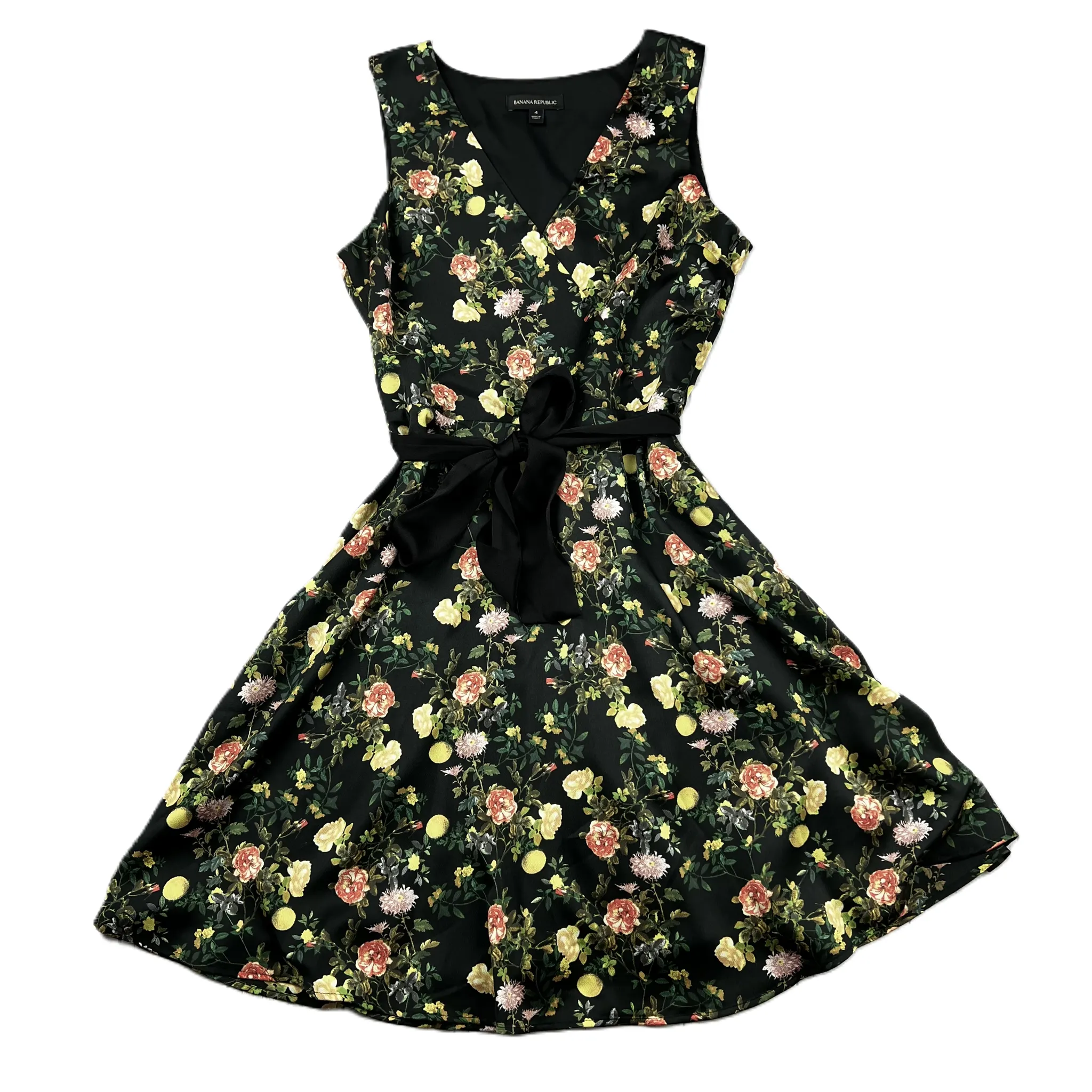 Floral Print Dress Party Short By Banana Republic, Size: S