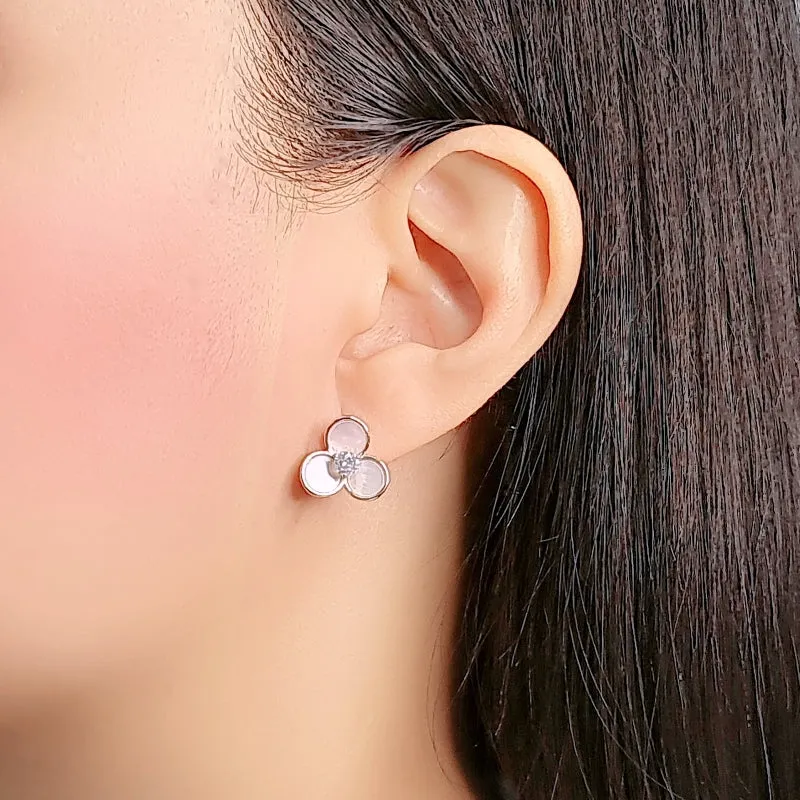 Flower Mother of Pearl Earrings