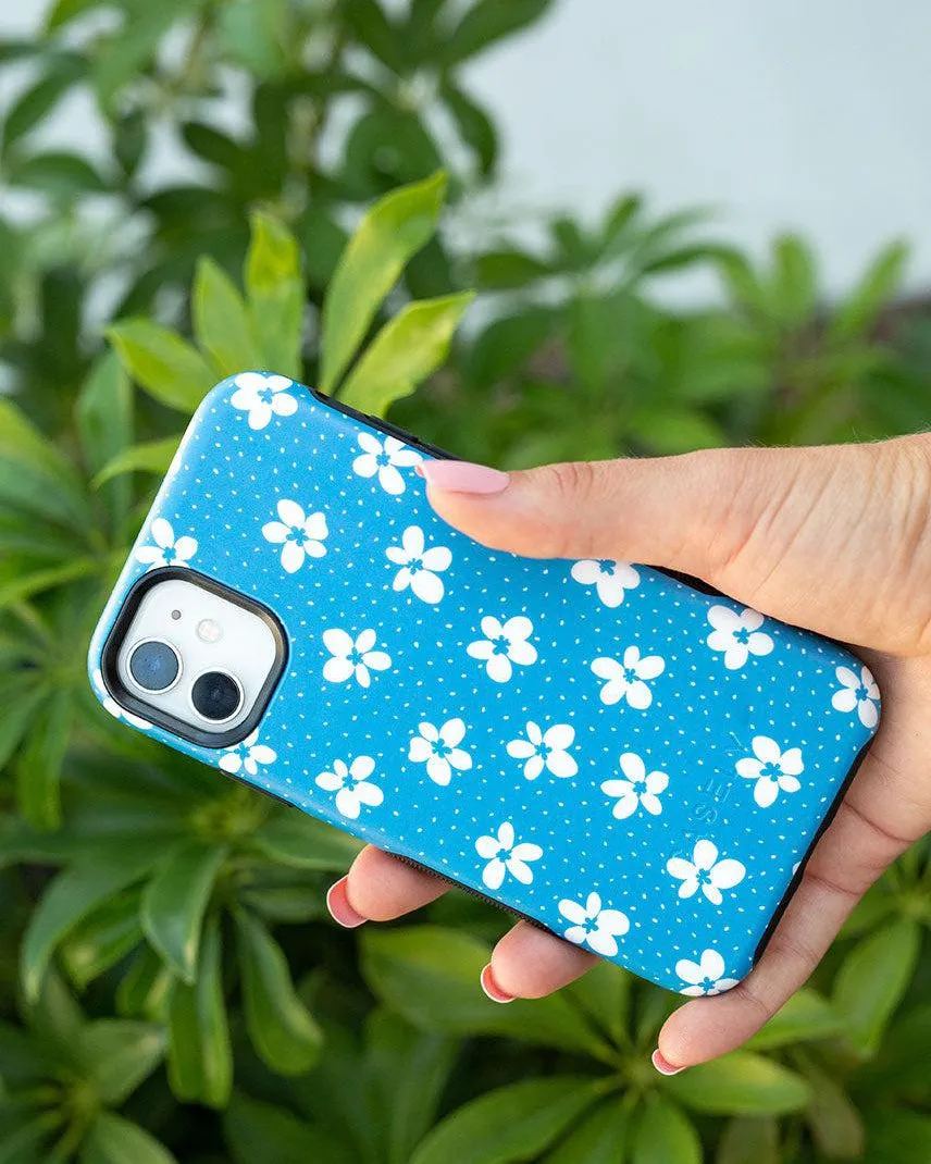 Flower My World | Ocean Blue Floral Case