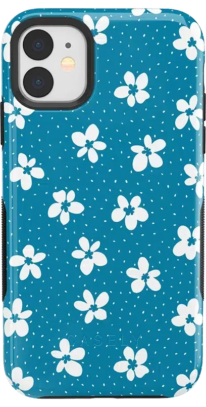 Flower My World | Ocean Blue Floral Case