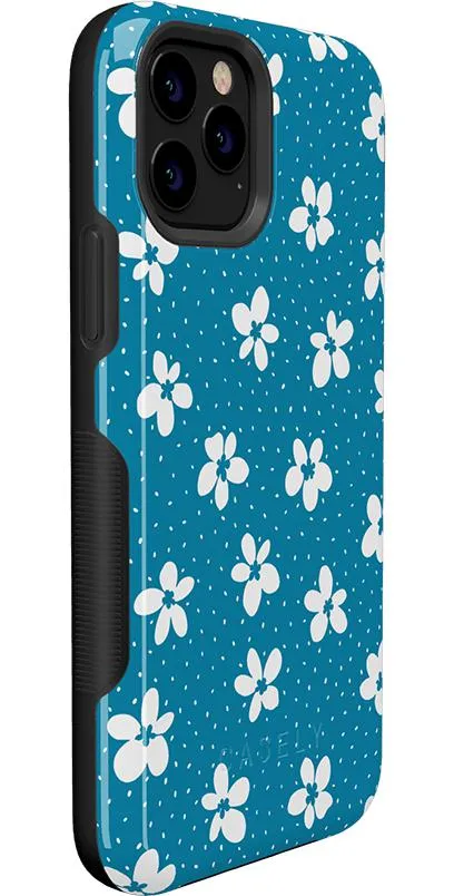 Flower My World | Ocean Blue Floral Case