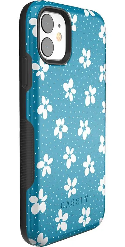 Flower My World | Ocean Blue Floral Case