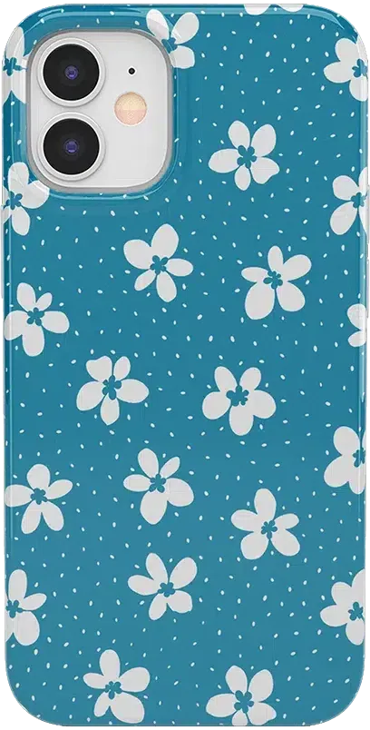 Flower My World | Ocean Blue Floral Case