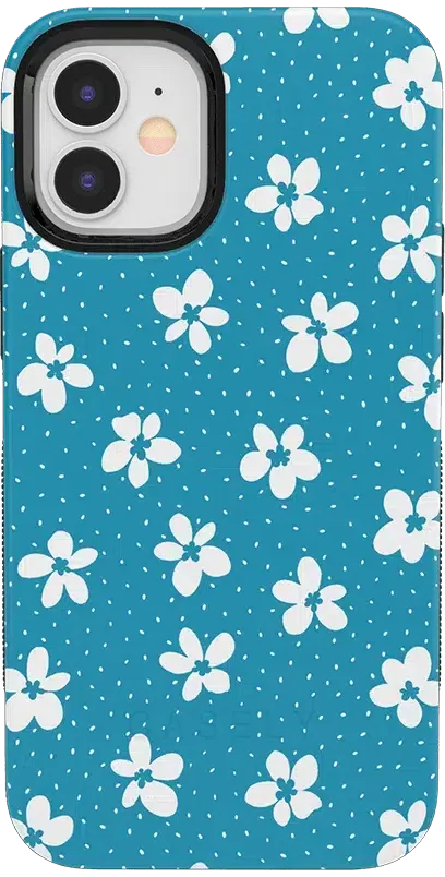 Flower My World | Ocean Blue Floral Case