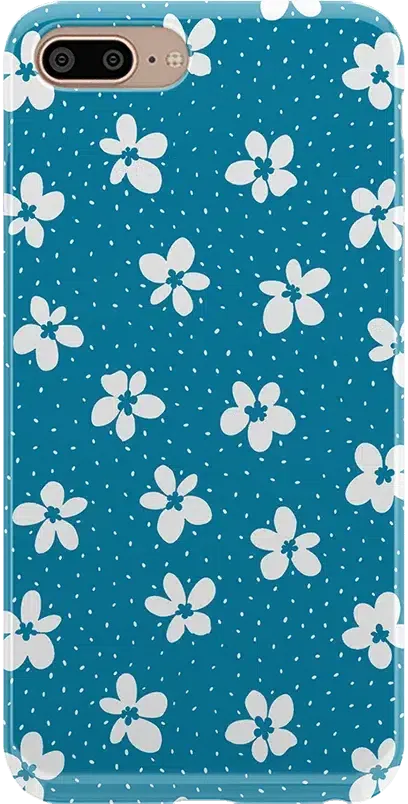 Flower My World | Ocean Blue Floral Case