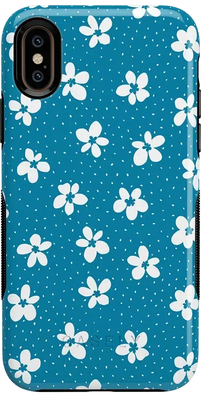 Flower My World | Ocean Blue Floral Case