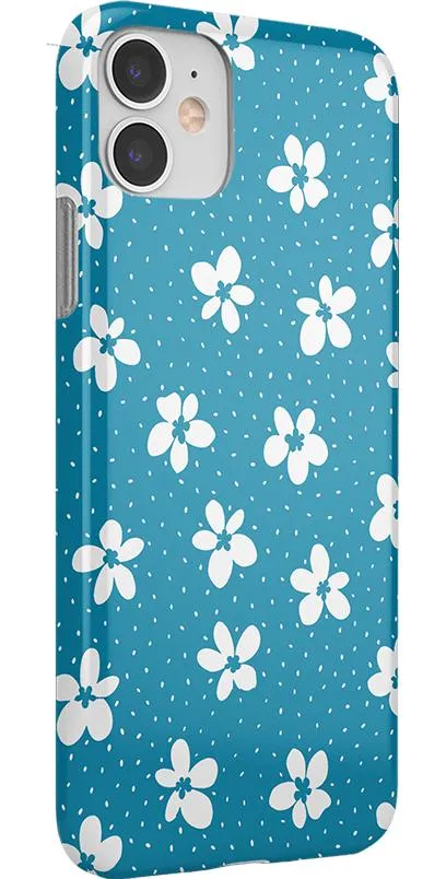 Flower My World | Ocean Blue Floral Case