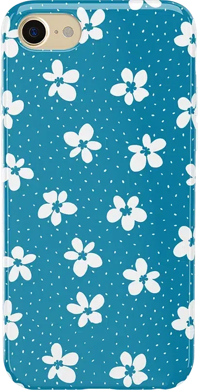 Flower My World | Ocean Blue Floral Case