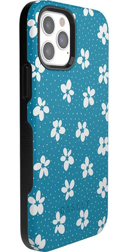 Flower My World | Ocean Blue Floral Case