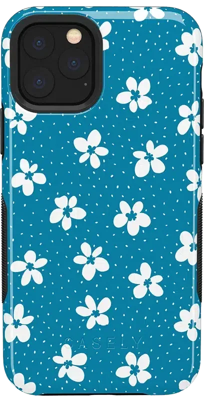 Flower My World | Ocean Blue Floral Case