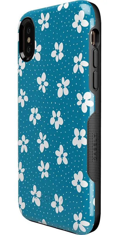 Flower My World | Ocean Blue Floral Case