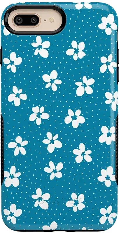 Flower My World | Ocean Blue Floral Case